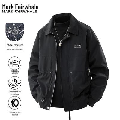 Mark Hua Fei Men's Stylish Casual Turn-down Collar Jacket