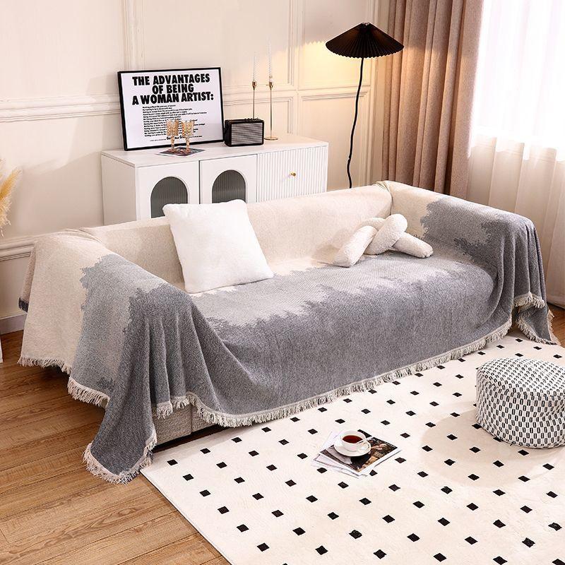 

1 шт. Чехол для дивана, универсальный чехол для дивана на все времена года, нескользящий чехол для дивана, защитный чехол для подушки дивана, подходит для F 180x130cm серый