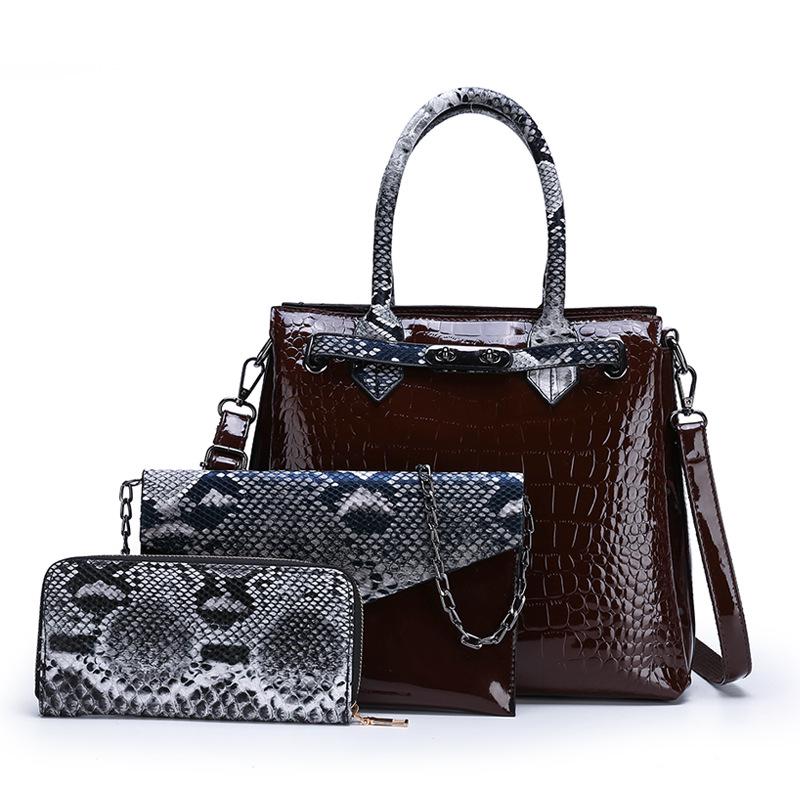 SCIONE Borse Borsa a tracolla di grande capacità con tracolla in pelle modello moda