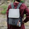 Schoolbag color matching backpack men and women lightweight and compact outdoor travel small backpack summer contrasting color student leisure 