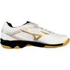 Mizuno Sky Blaster CN Non-Slip Durable Low-Top Badminton Shoes Unisex Sneaker White Platinum 71GA234601