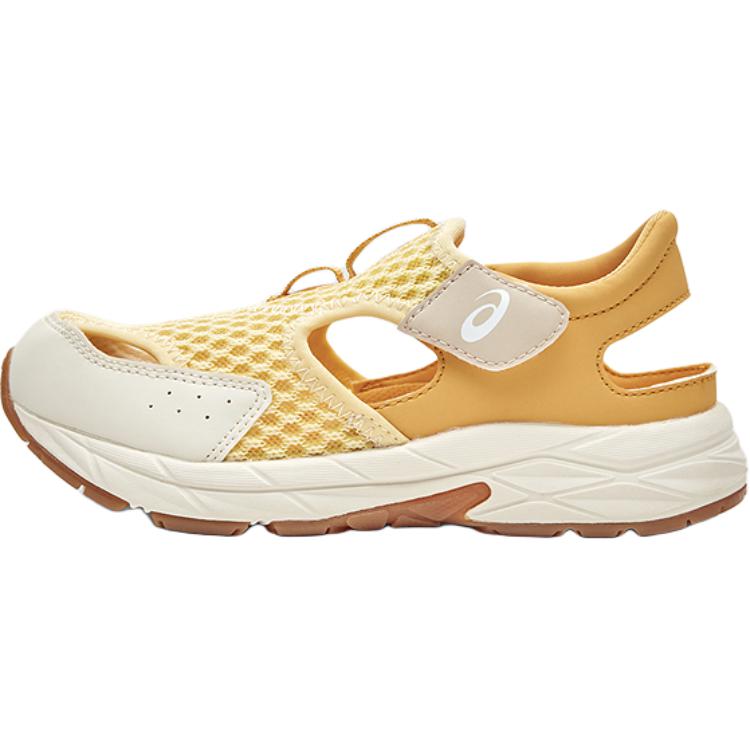 Asics Kids Contend Series Synthetic Leather Fabric Summer SC PS Comfortable Soft Low-Top Sandals Kids sandals Orange 1014A372-750
