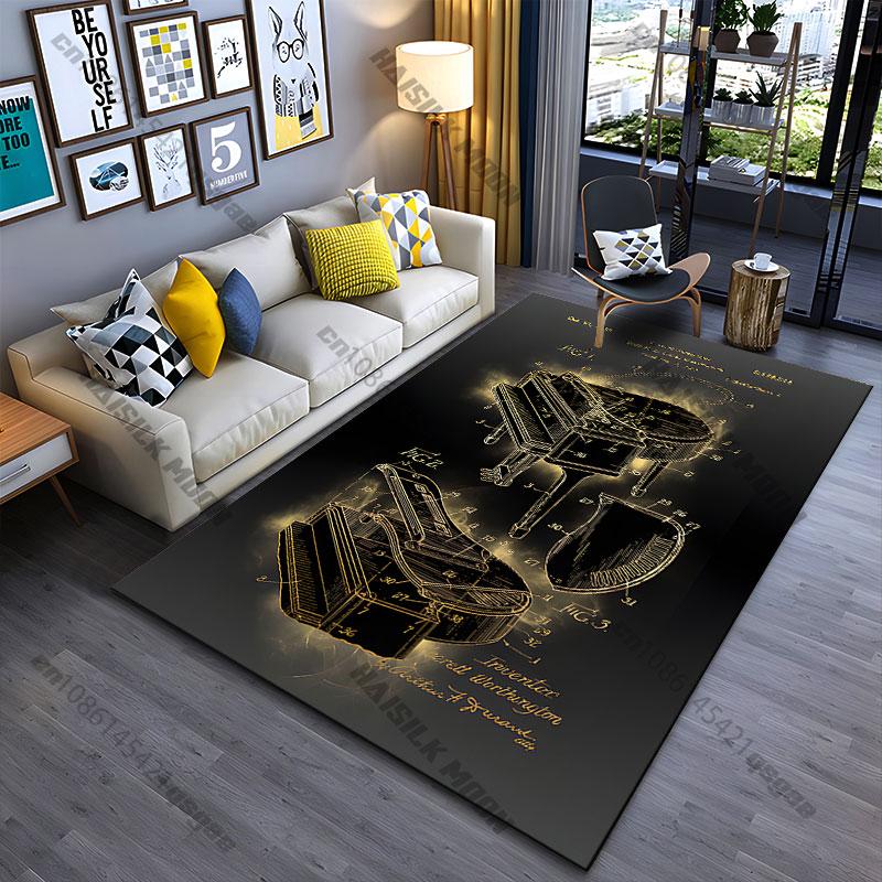 Grand piano invention patent design carpet Yoga living room room decor children s crawling mat doormat area rug games mat 40cm x 60cm