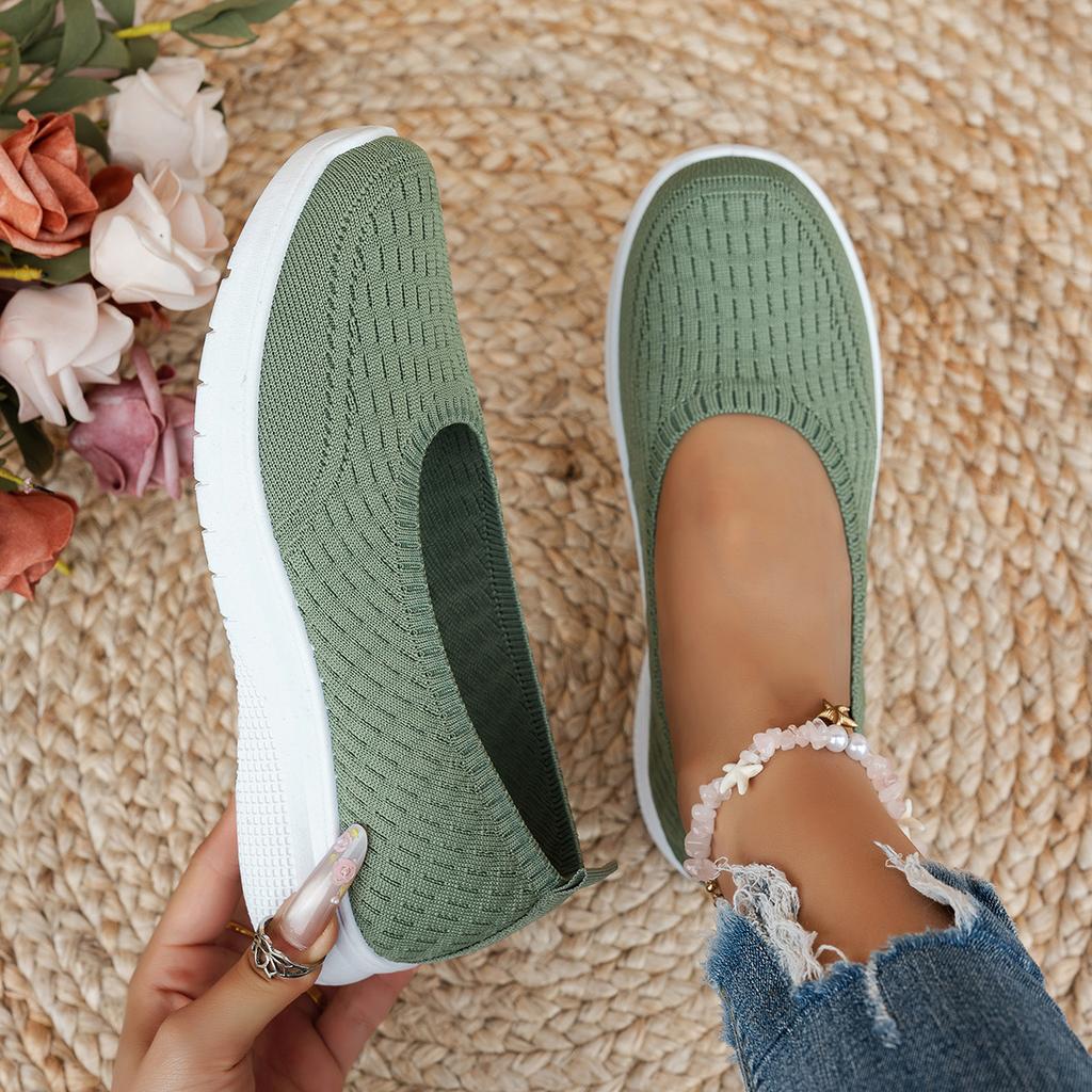 Fashion Women's 2025 Summer New Shallow Mouth Flat Bottom Women's Casual Single Shoes Large Size Ultra Light Women's Shoes Sale