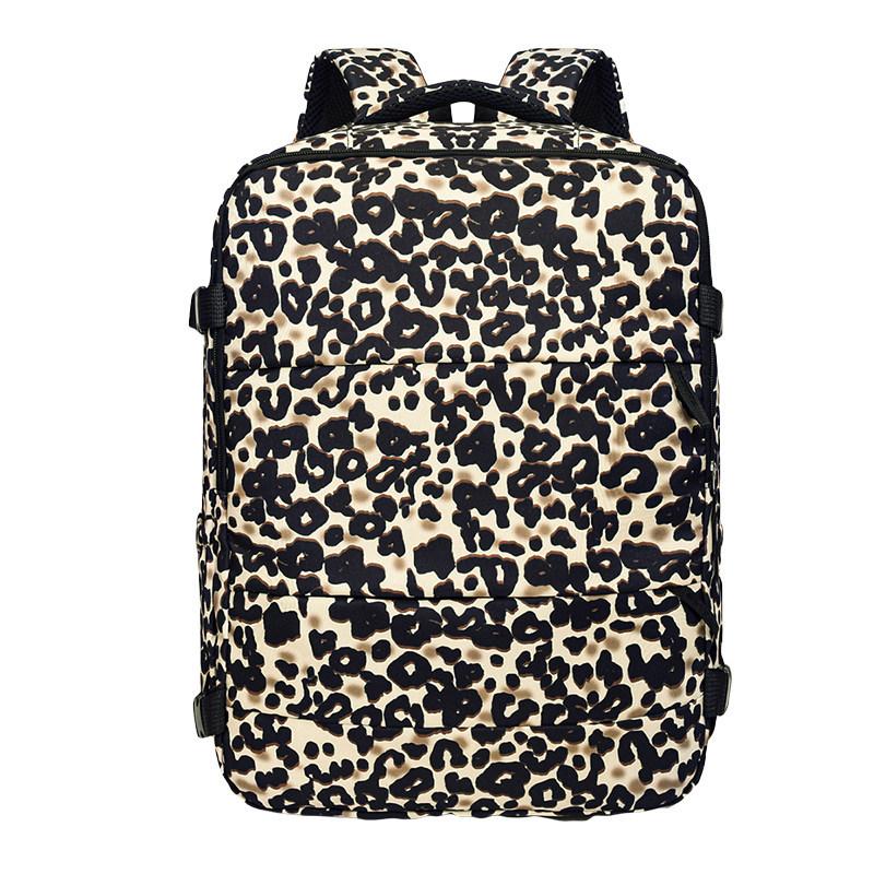 Schoolbag Backpack Women's Premium Sense Laptop Bag Leisure Travel Backpack With Shoe Cangle Tie Rod Backpack