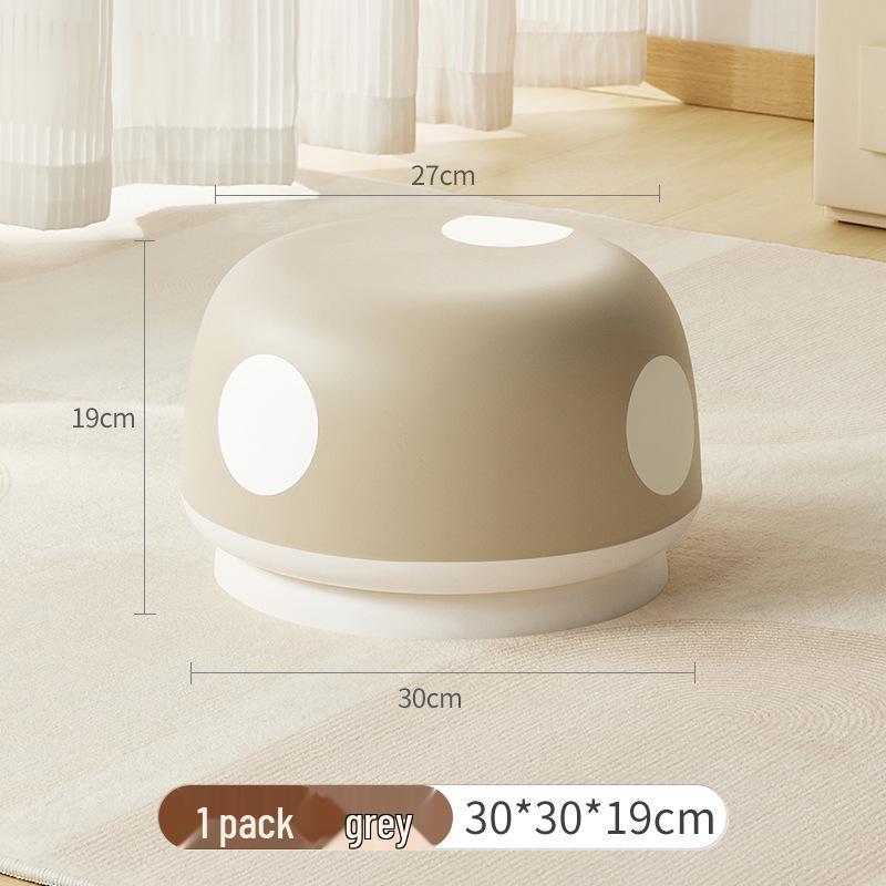 Mushroom Stool - Cute Children's Shoe Changing and Side Table Stool for Home Entrance and Hallway.