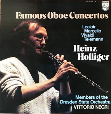 Disque Vinyle HEINZ HOLLIGER STAATSKAPELLE DRESD Concertos pour Hautbois Célèbres SFX8617 PHILIPS 1973 Japon Classique Occasion