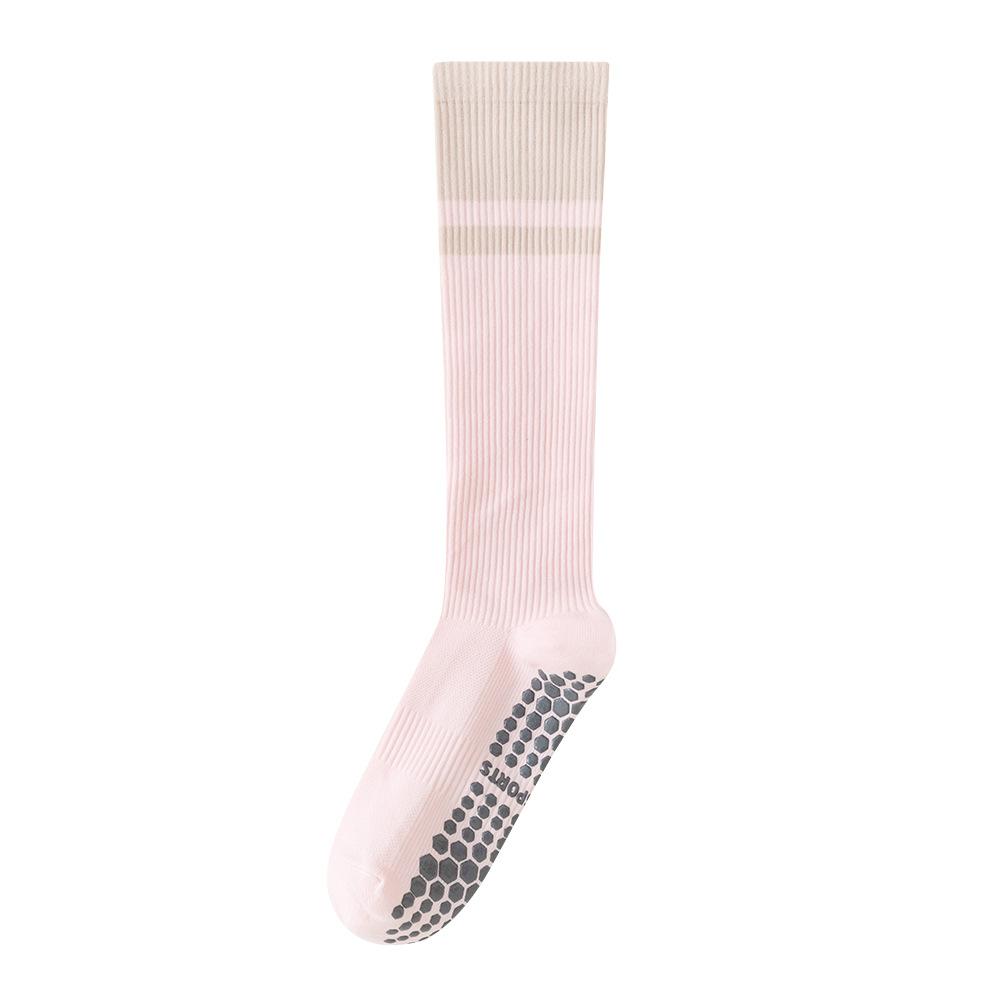 Summer Stress Yoga Socks, Women's Anti-slip Fitness Calf Socks, Running and Skipping Rope Long Stockings, Sweat-absorbing Compression Sports Socks