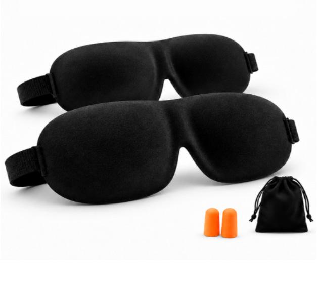 Koreanische 3D Stereo Augenmaske - Atmungsaktive, lichtblockierende Schlafmaske für Männer und Frauen mit verbesserter Geräuschreduzierung