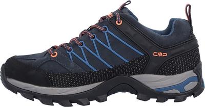 CMP Rigel Low Trekking su geçirmez mavi yürüyüş ayakkabısı