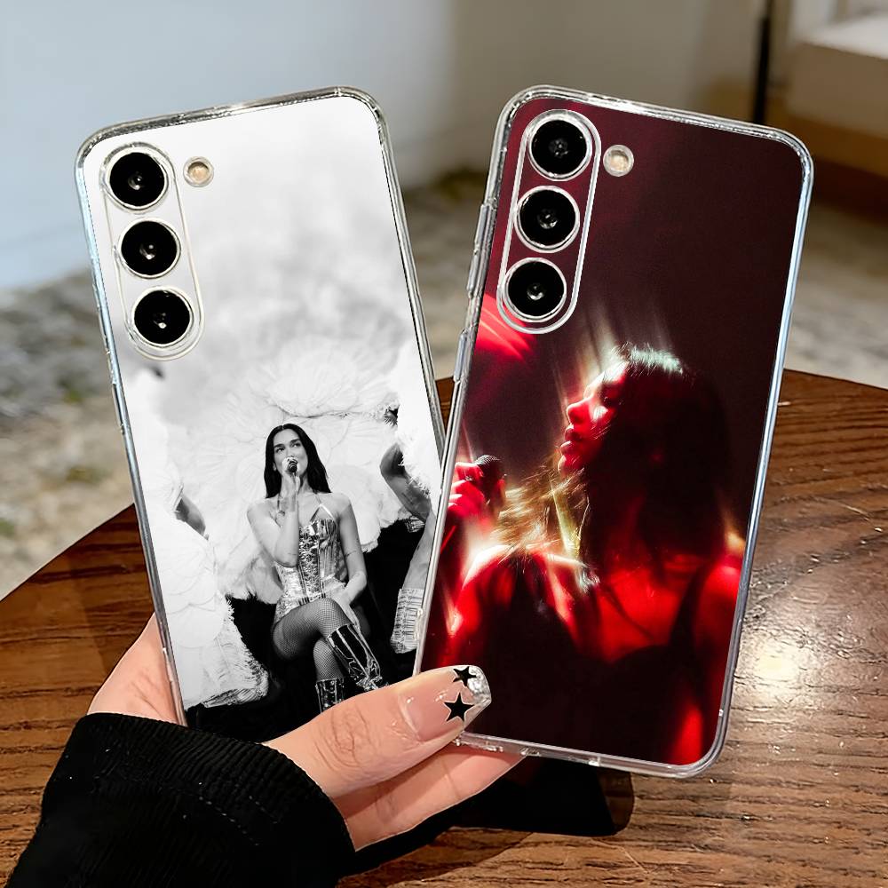 D-Dua L-Lipas Singer Phone Case For Samsung S25,S24,S21,S22,S23,S30,Ultra,S20,Plus,Fe,Lite Transparent Cover
