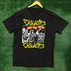 Koszulkę Punk Rockową The Casualties For Punx Rozmiar Duży vintage Sprana męska Elastyczna Unisex Casualowa z grafiką Wszechstronna