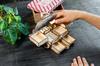 Ugears Antique Box Wooden Building Blocks DIY Puzzle Assembly Toy for Imagination and Creativity