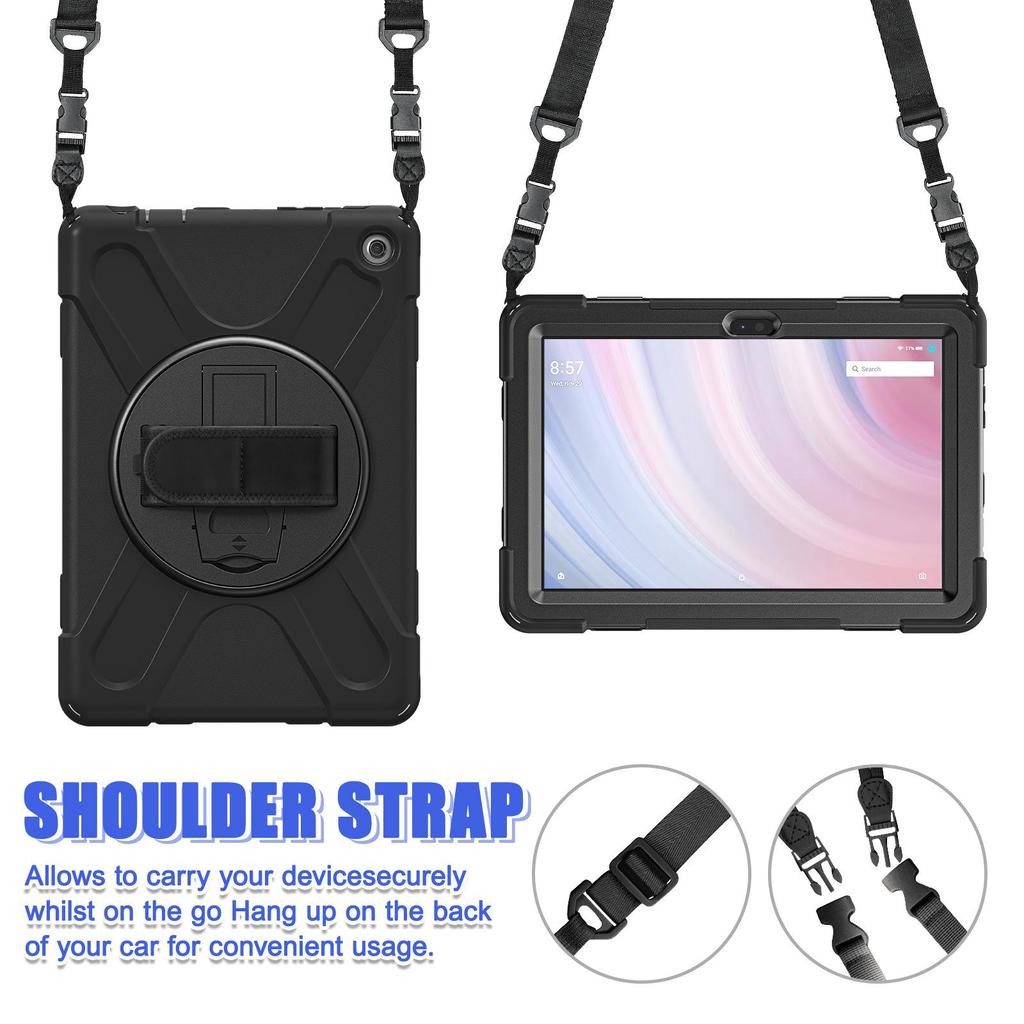 2023 Kindle Fire HD 10 Anti-Drop 3-in-1 Silicone Protective Case