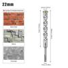 Cross Drill Bit Alloy Electric Hammer Drill Concrete Through Wall Hole Impact Drill Bit, Wall Hole Drill, Electric Hammer Drill Bit