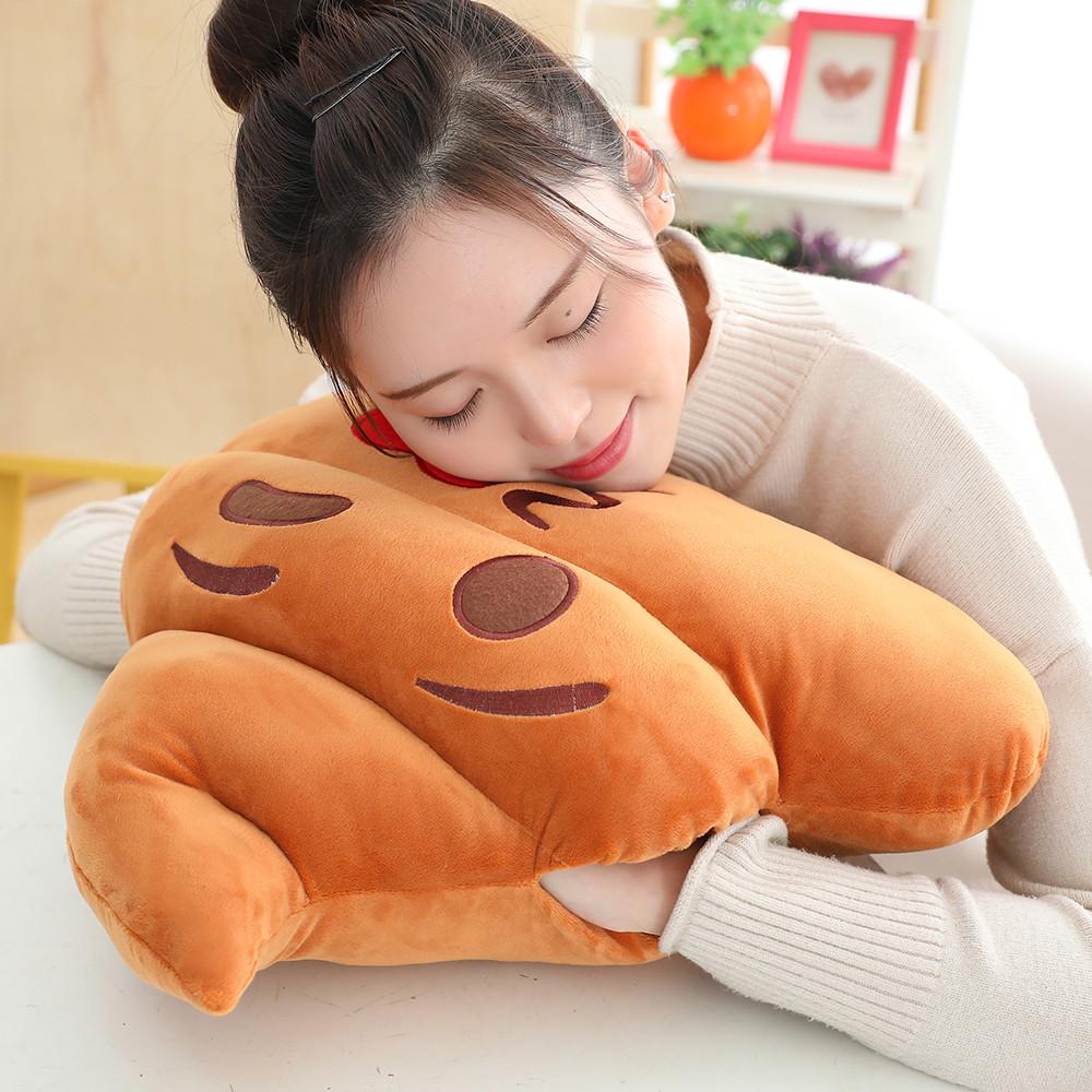 45Cm Cartoon Poop Shit Plush Pillow Stuffed Funny Brown Seat Cushion Hands Burner With Holes Sofa Chair Decor Men Gift