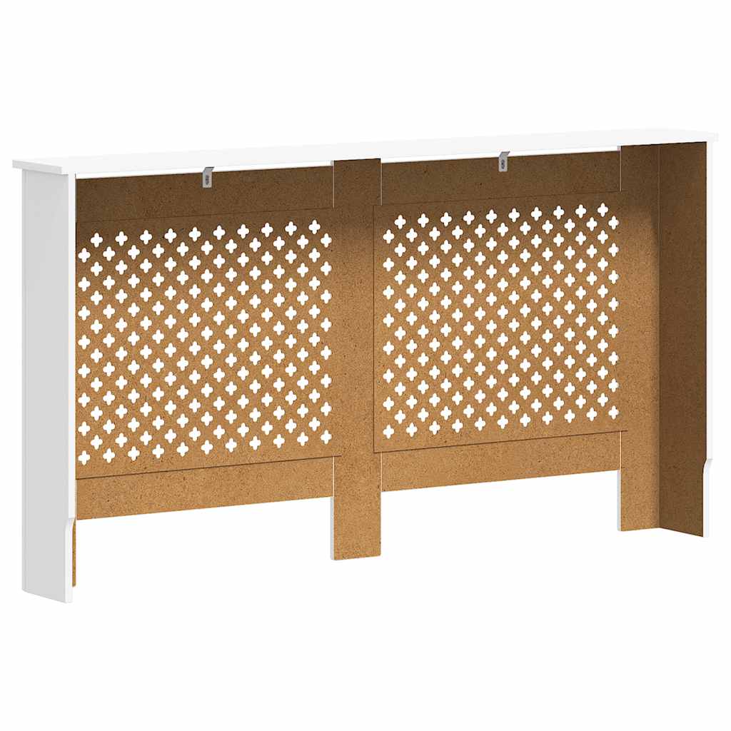 vidaXL Heizkörperabdeckung Weiß 152x19x81,5 cm MDF