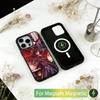Anime CODE GEASS Lelouch Rebellion Handyhülle Für iPhone17,16,15,14,13,12,11 Plus,Pro Magnetisch Für Magsafe Kabelloses Laden