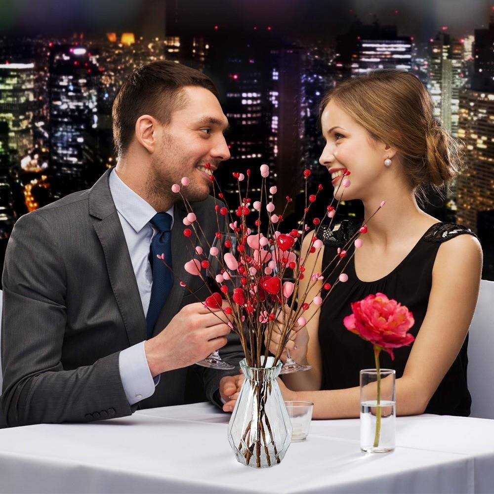1pc Red and Pink Heart-shaped Flowers DIY Festival Decoration Artificial Flower Bouquet Long-lasting Romantic Creative Bouquet