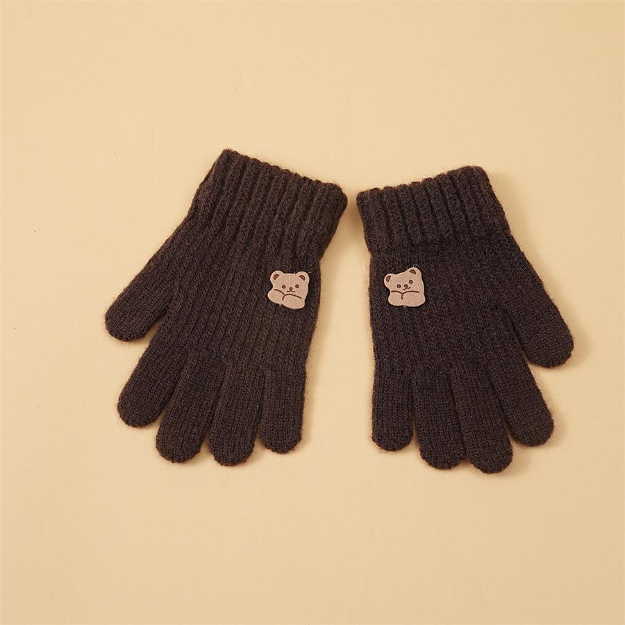 Зимние перчатки из искусственного меха, цветные One Size