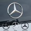 GLC GLB 1 Stuk 90mm ABS Ster Logo Auto Kofferbak Embleem Badge Accessoires Voor Mercedes Benz C E S Klasse W204 W205 W212 W213 W211 W220