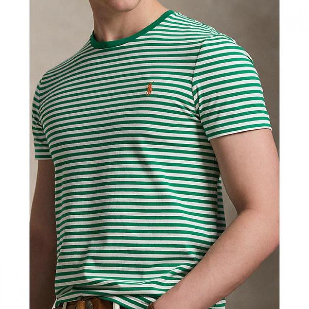 Polo Ralph Lauren Men S cuSTom Slim FiT STripe jerSey T ShirT mnpoTSh1n823131999