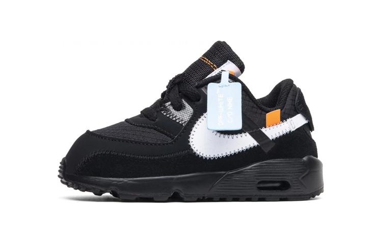 Nike Air Max 90 Off-White Black TD BV0852-001 6C
