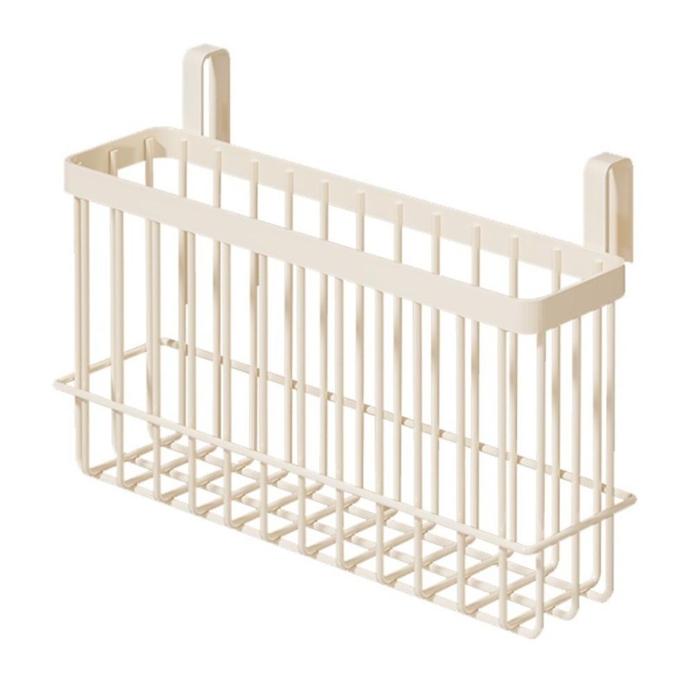 No Drill Hanging Storage Basket Hanging Organizer Wire Metal Rack for Home Organization