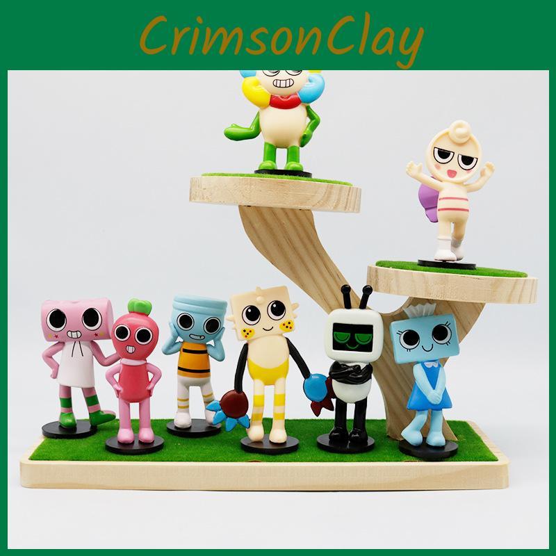 Dandy's World Colorful Pvc Figurines With Base For Collectible Cartoon Characters