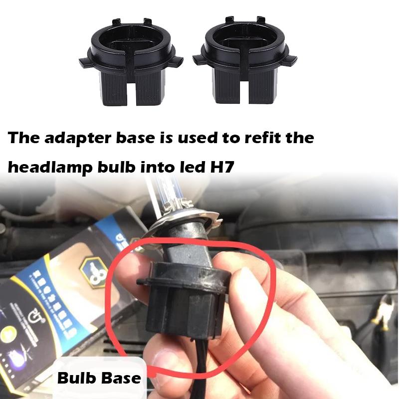Headlamp Adapter H7 Xenon HID Bulbs Socket Base Fit for KIA K5 Car Headlight Modification Accessories Part Light