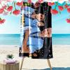Erling Haaland & Phil Foden Print Beach Towel, Large Soft Quick Dry Towel for Beach Camping Swimming