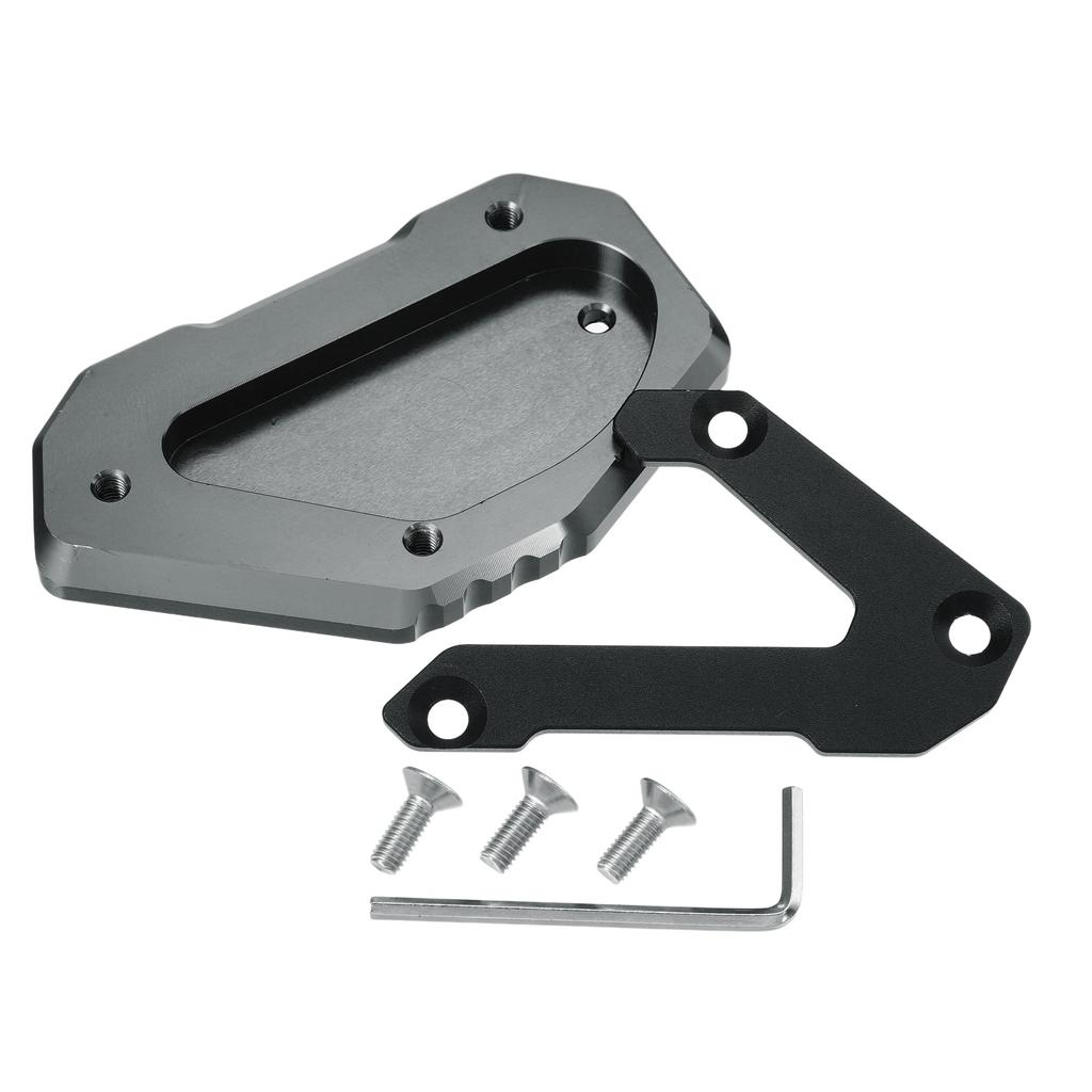 X AUTOHAUX Alloy Motorcycle Kickstand Pad for Suzuki DL650 V-Strom650 XT 650XT 2004-2022 Motorcycle