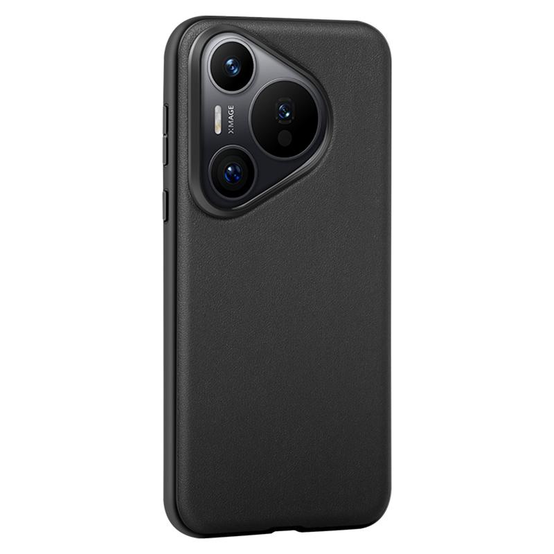 

For Huawei Pura 70 Pro+/Pura 70 Pro Phone Case Luxurious PU Leather+PC Cell Phone Cover Black