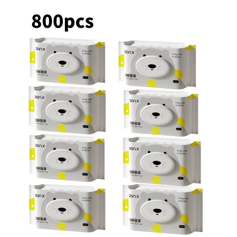 Kitchen Food Grade Plastic Wrap Covers With Elastic Edges For Home Use