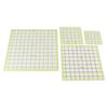 4pcs Acrylic Quilting Ruler Quadrate Grid Lines Double Color Clear Ironing Ruler for Cutting Fabric