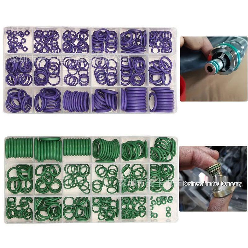Green Nitrile O-ring for Car AC Compressors - High Temp Resistant Sealing Ring, 530/270PC