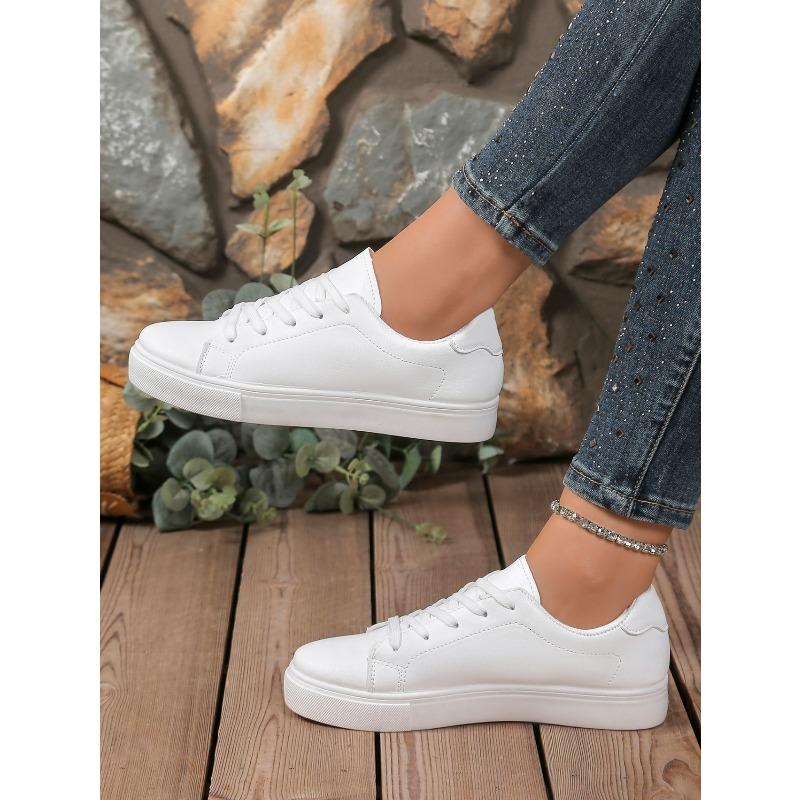 2026 Neue Weiße Vielseitige Paarlaufschuhe Unisex Sportlich Lässig Flach Übergröße Sneaker