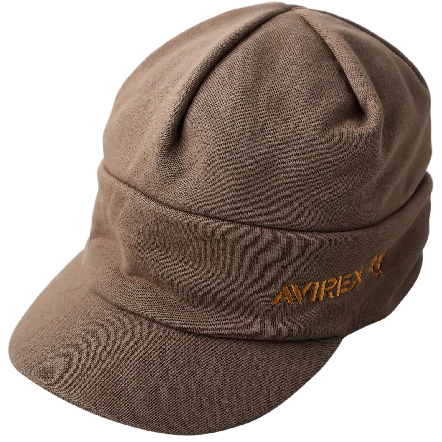 

AVIREX Вязаная шапка от пота с козырьком газетчика, рабочая, военная, часы, коричневая, мужская, козырек, шапка, шапка, стиль, гольф, шапка, glt-av019,