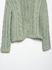 European & American Style Floral Button Women's Knit Cardigan - Soft & Cozy, Short Design for Early Spring 2025.