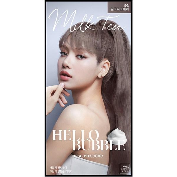 

Mise-en-scene All New Hello Bubble Dye, 9 г молочного титра, 1 корейский уход за волосами