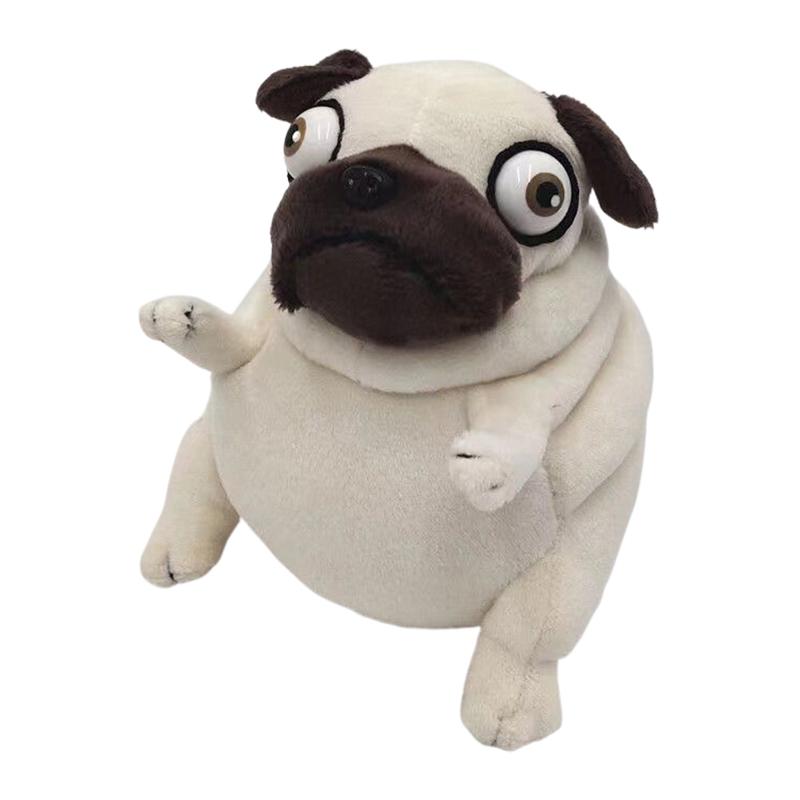 Kawaii Plush Toys 10/14Cm Ugly And Cute Sand Dog Sitting Pug Dogs Toy Stuffed Dolls For Kids Children Birthday Gift
