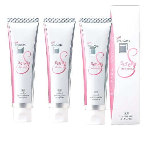 

Apagard Serena 105г (3 упаковки) [Оптовая покупка] Отбеливание и уход за пятнами с лекарственным гидроксиапатитом
