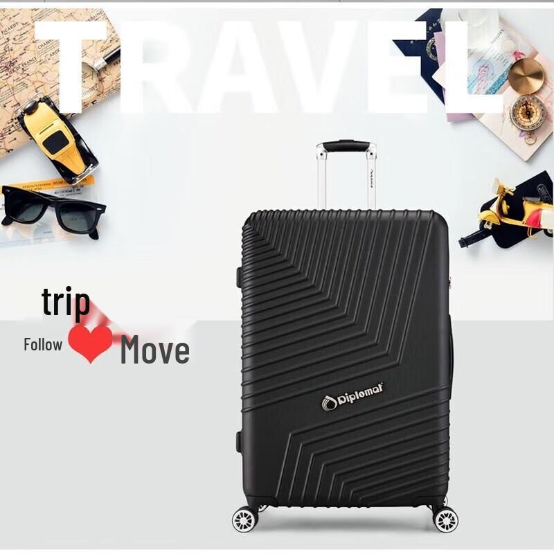 Diplomat DS-13025 28-inch Carbon Fiber Spinner Luggage