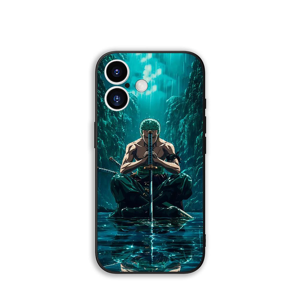 for OPPO A18 A16 A17 A38 A54 A40 A60 A80 A78 A79 A57 A55 A96 A15 A12 a53 Phone Cover Case ONE PIECE Roronoa Zoro Comics