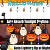 LED Solar Eyeball Halloween Ghost Eye Insert Lamp Outdoor Garden Glow Holiday Christmas Decorative Lights for Patio Pathway