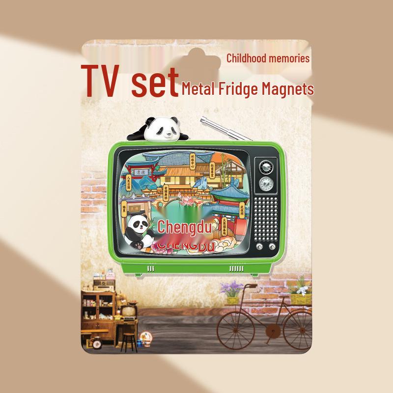 Magnetic Metal Refrigerator Magnets: City-Themed Cultural Souvenirs and Creative Tourist Gifts