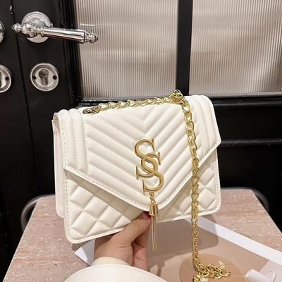 Light Luxury Niche Design Bag Women's Summer Women's Bag Trendy Fashion Leisure Bag Shoulder Small Square Bag Temperament Women's Bag