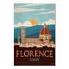 Italy Tuscany Florence City Travel Canvas Paintings Vintage Picture Kraft Posters Coated Wall Stickers Home Decoration Gift