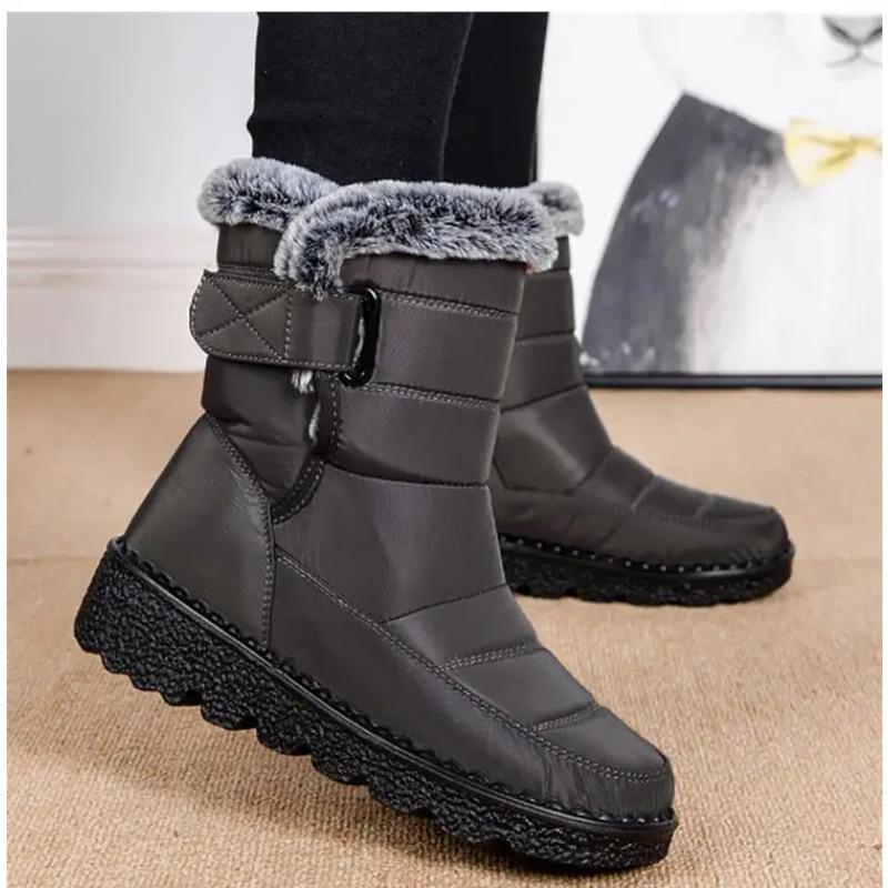 Winter mens Women Snow Boots fad High-top Ankle Boots male lady Thick Plus Warm Hiking Boots Outdoor Cotton Sneakers Botas Mujer