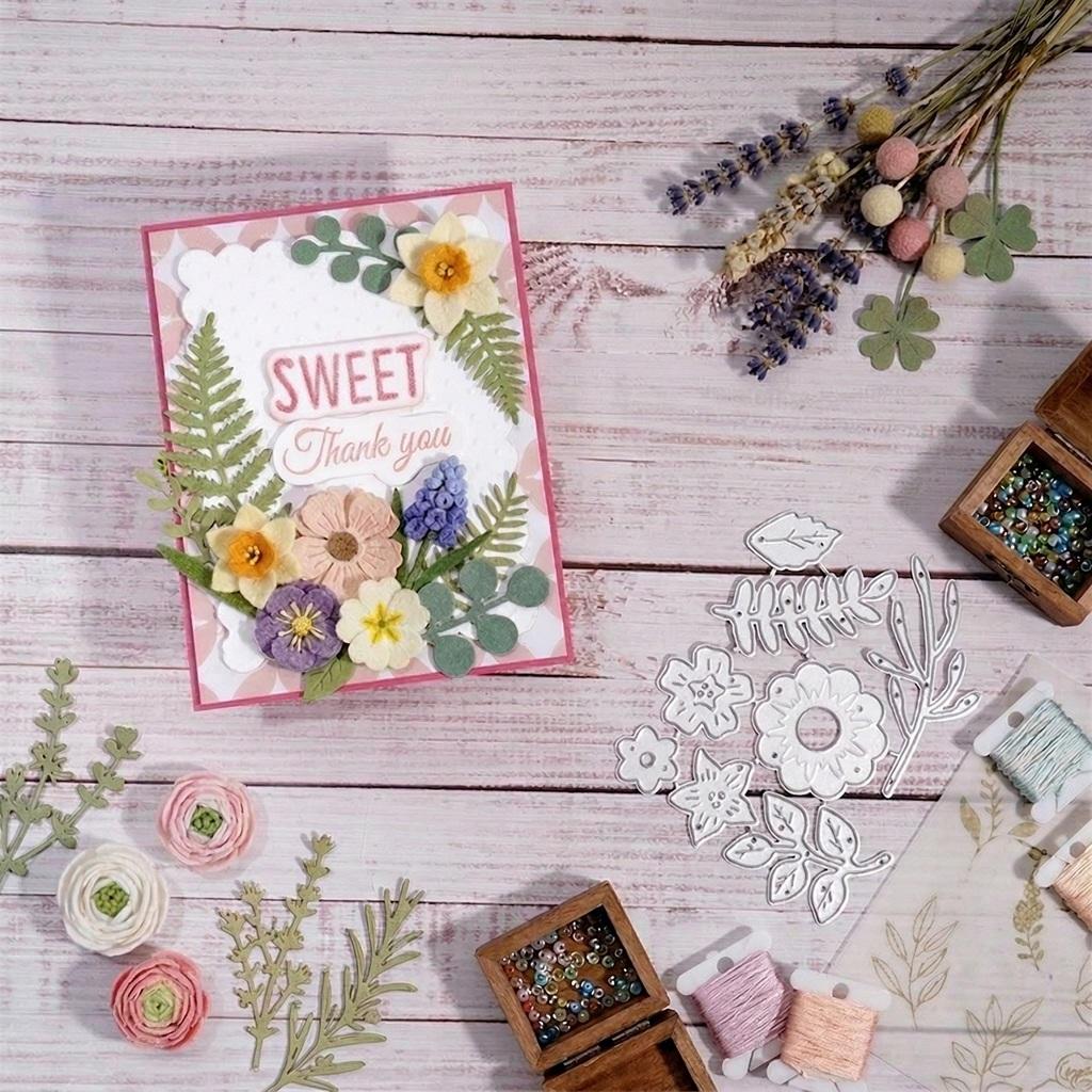 Flower Metal Cutting Dies Scrapbooking Making Cards Decorative Embossing Crafts dies
